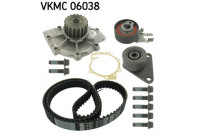 Pompe à eau + kit de courroie de distribution VKMC 06038 SKF