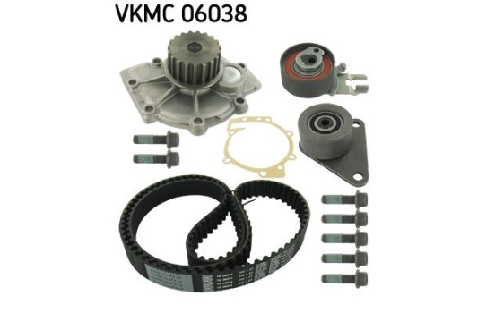 Pompe à eau + kit de courroie de distribution VKMC 06038 SKF