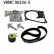 Pompe à eau + kit de courroie de distribution VKMC 06134-3 SKF, Vignette 2