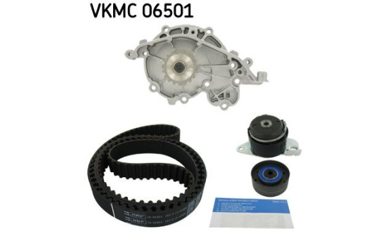 Pompe à eau + kit de courroie de distribution VKMC 06501 SKF