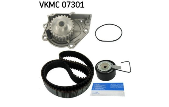 Pompe à eau + kit de courroie de distribution VKMC 07301 SKF
