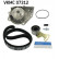 Pompe à eau + kit de courroie de distribution VKMC 07312 SKF