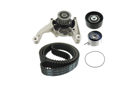Pompe à eau + kit de courroie de distribution VKMC 08501 SKF