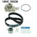 Pompe à eau + kit de courroie de distribution VKMC 90008 SKF