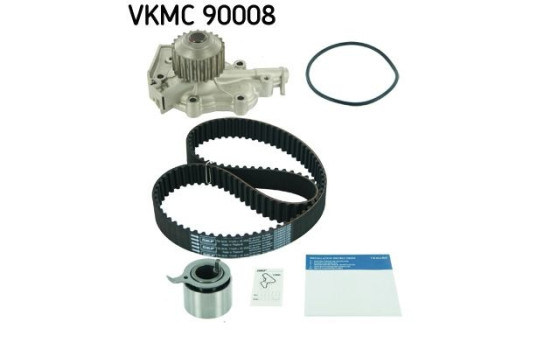 Pompe à eau + kit de courroie de distribution VKMC 90008 SKF