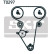 Pompe à eau + kit de courroie de distribution VKMC 90402 SKF, Vignette 6