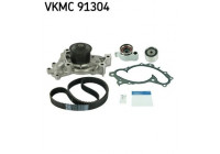 Pompe à eau + kit de courroie de distribution VKMC 91304 SKF