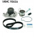 Pompe à eau + kit de courroie de distribution VKMC 93616 SKF