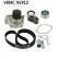 Pompe à eau + kit de courroie de distribution VKMC 94912 SKF