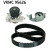 Pompe à eau + kit de courroie de distribution VKMC 95626 SKF, Vignette 2