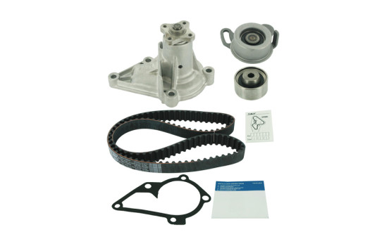 Pompe à eau + kit de courroie de distribution VKMC 95632 SKF