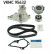 Pompe à eau + kit de courroie de distribution VKMC 95632 SKF, Vignette 5