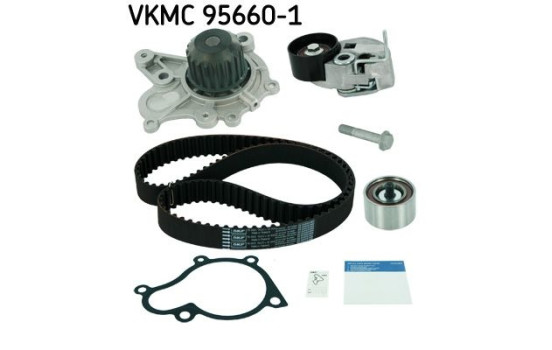 Pompe à eau + kit de courroie de distribution VKMC 95660-1 SKF, Image 2