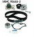 Pompe à eau + kit de courroie de distribution VKMC 95660-2 SKF