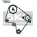 Pompe à eau + kit de courroie de distribution VKMC 96010 SKF, Vignette 2