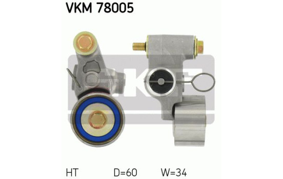 Pompe à eau + kit de courroie de distribution VKMC 98109 SKF, Image 3