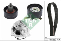 Pompe à eau + kit de distribution 530 0066 30 Ina
