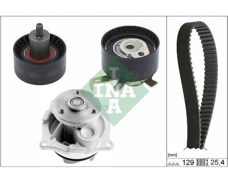 Pompe à eau + kit de distribution 530 0066 30 Ina