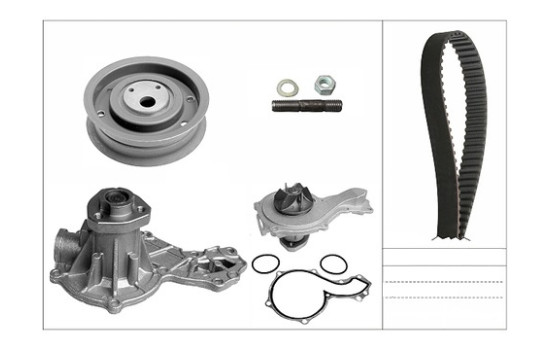 Pompe à eau + kit de distribution 530 0162 30 Ina
