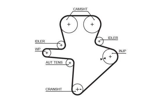 Pompe à eau + kit de distribution KP15586XS-2 Gates, Image 2