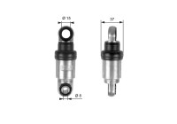 Amortisseur de vibrations, courroie trapézoïdale à nervures DriveAlign® T39097 Gates