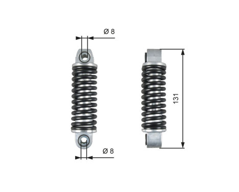 Amortisseur de vibrations, courroie trapézoïdale à nervures DriveAlign® T39151 Gates