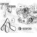 Geleide rol/omdraairol, Poly V-riem, Vignette 2
