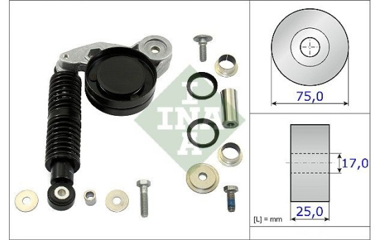 Kit de réparation, bras de serrage - courroie trapézoïdale 533011810 Ina