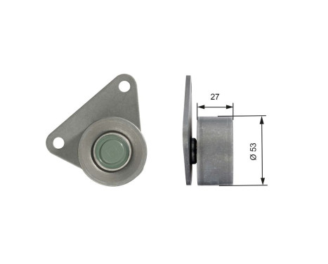 Poulie renvoi/transmission, courroie de distribution PowerGrip® T42097 Gates