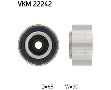 Poulie renvoi/transmission, courroie de distribution VKM 22242 SKF