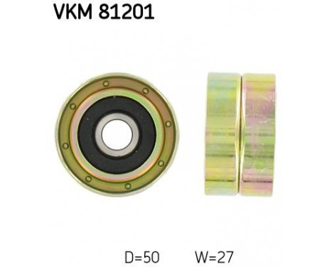 Poulie renvoi/transmission, courroie de distribution VKM 81201 SKF