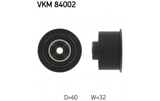 Poulie renvoi/transmission, courroie de distribution VKM 84002 SKF