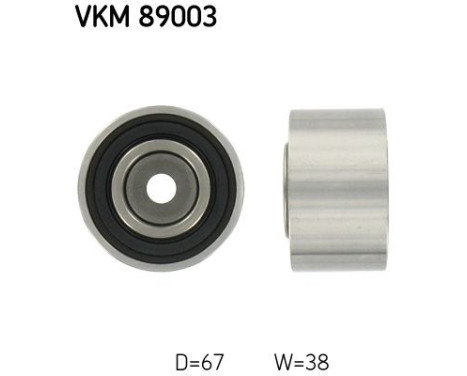 Poulie renvoi/transmission, courroie de distribution VKM 89003 SKF