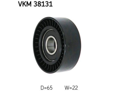 Poulie renvoi/transmission, courroie trapézoïdale à nervures VKM 38131 SKF, Image 2