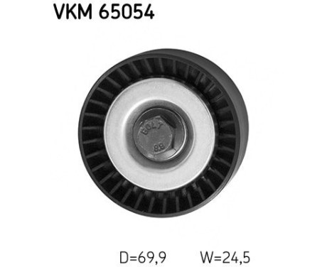 Poulie renvoi/transmission, courroie trapézoïdale à nervures VKM 65054 SKF, Image 2