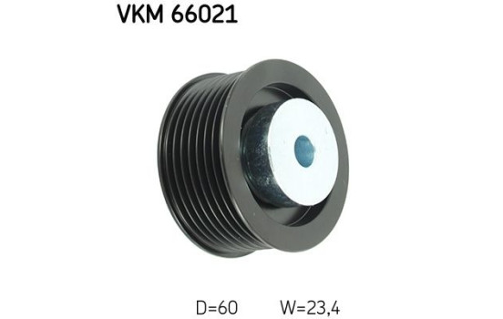 Poulie renvoi/transmission, courroie trapézoïdale à nervures VKM 66021 SKF, Image 2