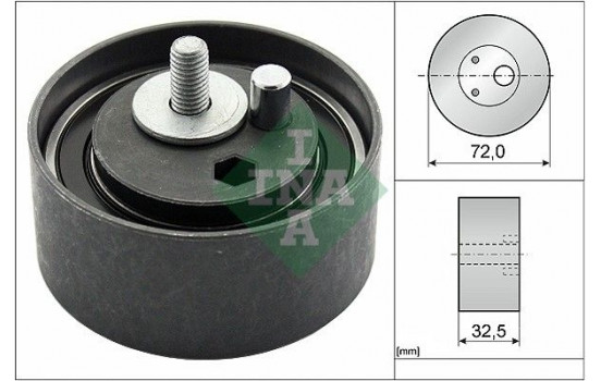 Poulie-tendeur, courroie crantée 531047720 Ina