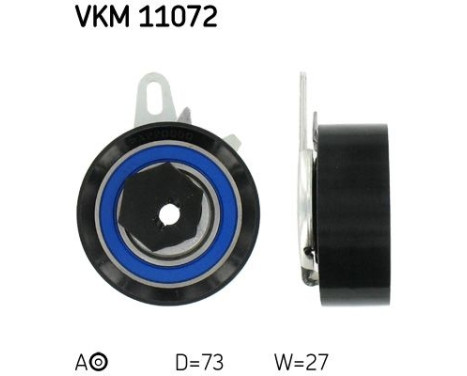 Poulie-tendeur, courroie crantée VKM 11072 SKF