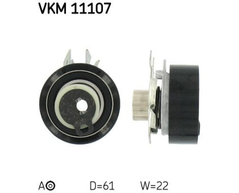 Poulie-tendeur, courroie crantée VKM 11107 SKF