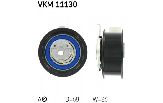 Poulie-tendeur, courroie crantée VKM 11130 SKF