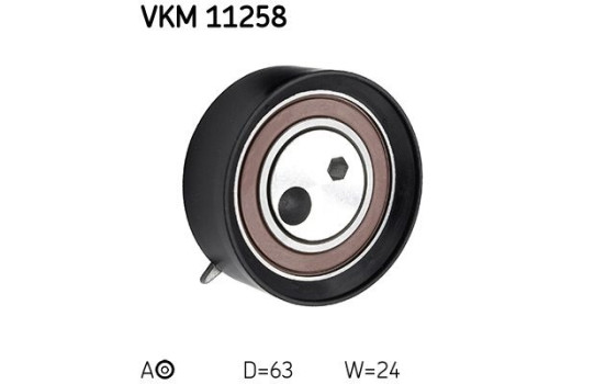 Poulie-tendeur, courroie crantée VKM 11258 SKF, Image 2