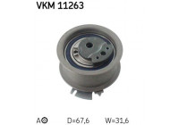 Poulie-tendeur, courroie crantée VKM 11263 SKF