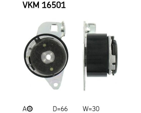Poulie-tendeur, courroie crantée VKM 16501 SKF