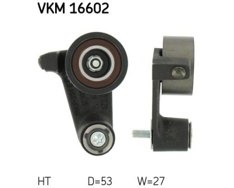Poulie-tendeur, courroie crantée VKM 16602 SKF