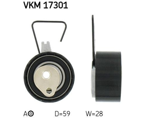 Poulie-tendeur, courroie crantée VKM 17301 SKF