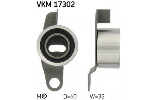 Poulie-tendeur, courroie crantée VKM 17302 SKF