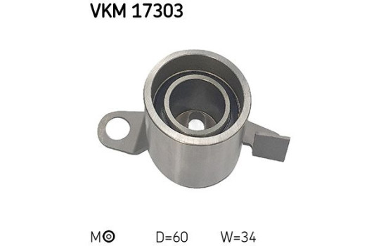 Poulie-tendeur, courroie crantée VKM 17303 SKF