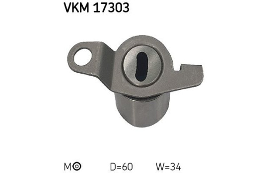 Poulie-tendeur, courroie crantée VKM 17303 SKF, Image 2