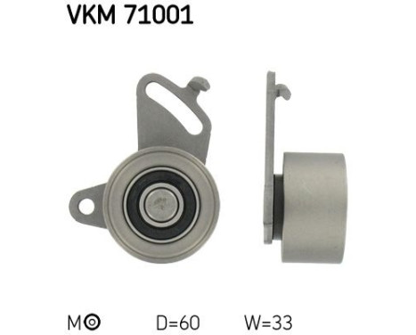 Poulie-tendeur, courroie crantée VKM 71001 SKF