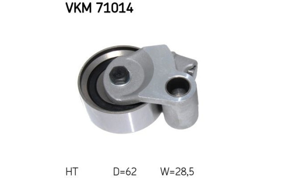 Poulie-tendeur, courroie crantée VKM 71014 SKF, Image 2